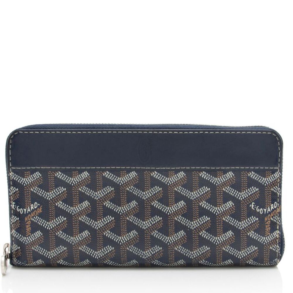 Goyard Goyardine Canvas Matignon GM Zip Wallet